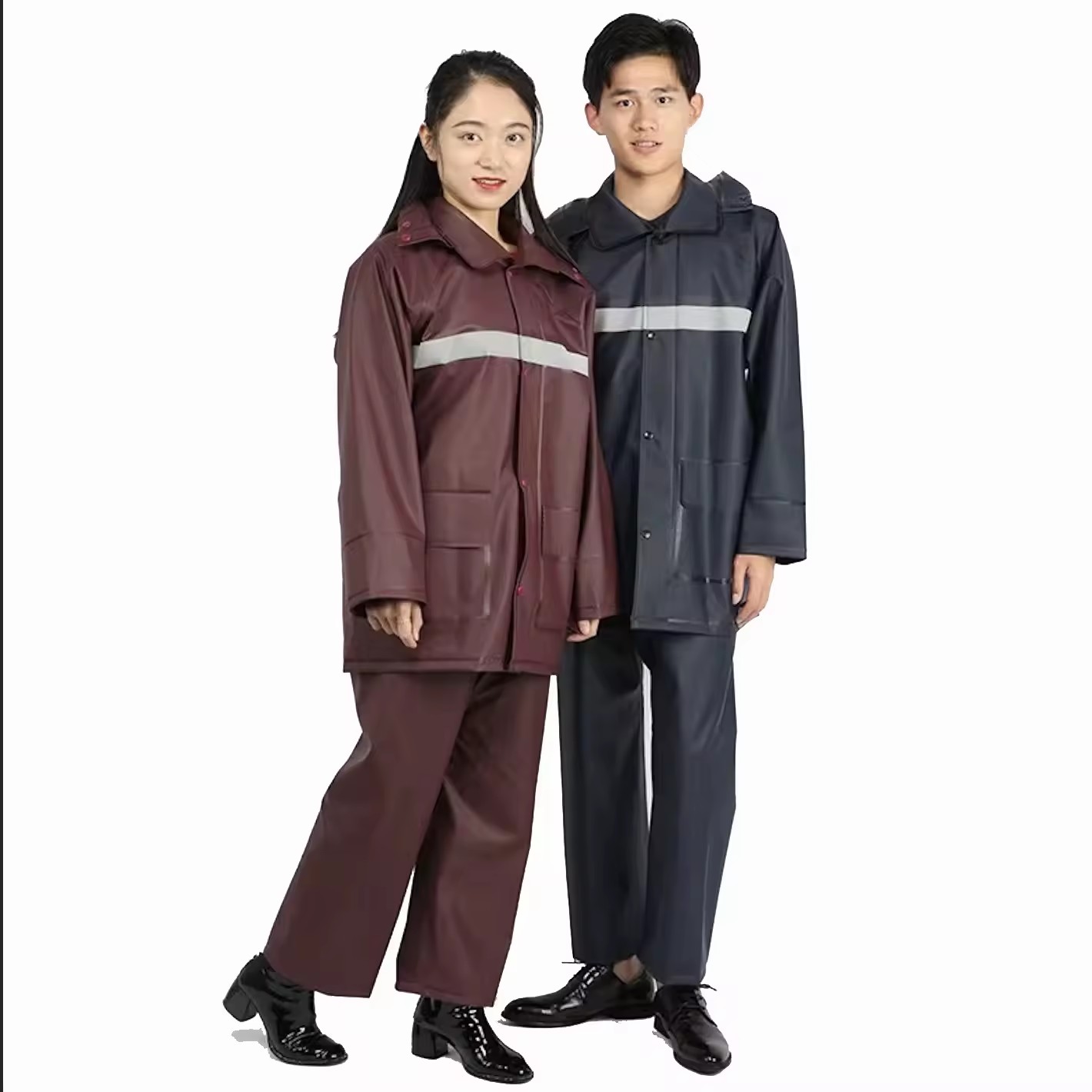 Impermeable reflectante de advertencia para hombre 8192