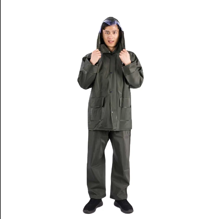 Impermeable de PVC/tela de punto 8880