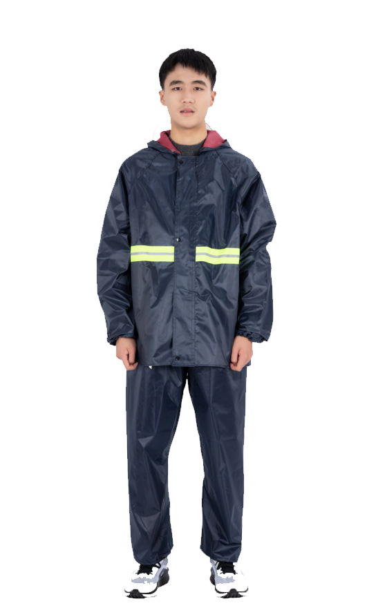 Conjunto de Impermeable de PVC con Tela Oxford 8221