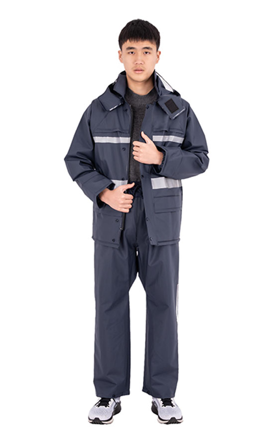 Conjunto de Impermeable de Tejido de Punto 8209